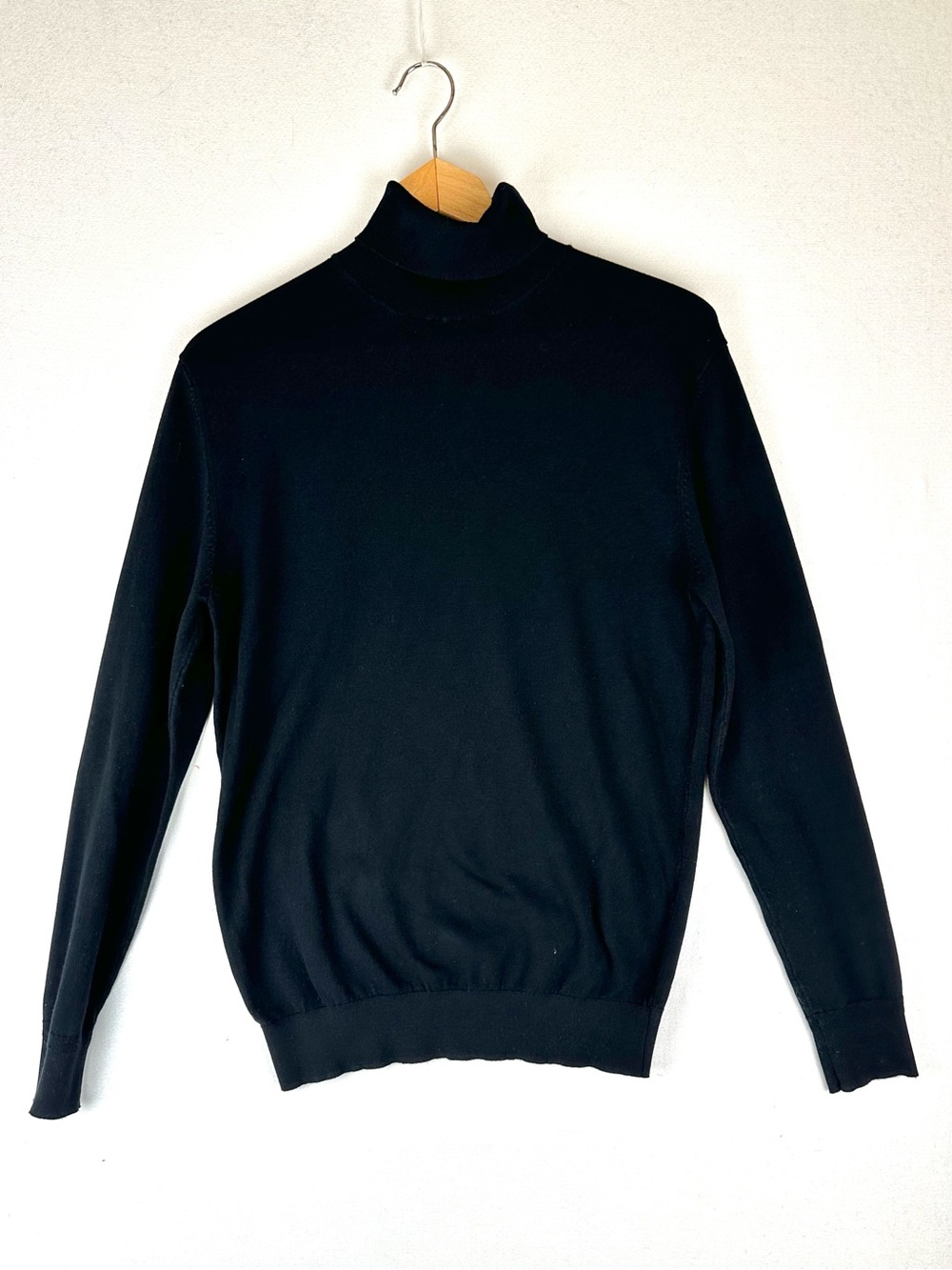 Scotch & Soda Turtleneck Sweater Black Minimalist Capsule